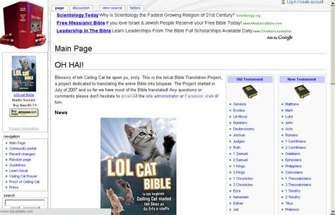 LOLCat Bible - The Bible Within the Social Network: Contemporary Usage ...