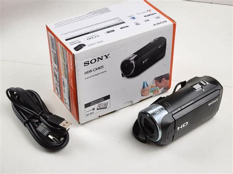 Sony Handycam HDR CX405 HD Recording Camcorder Video Camera Original