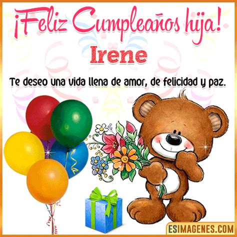 Feliz Cumplea Os Irene Tarjetas Y