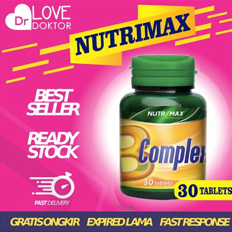 Jual NUTRIMAX B COMPLEX KOMPLEKS NUTRISI OTAK SARAF NAFSU MAKAN