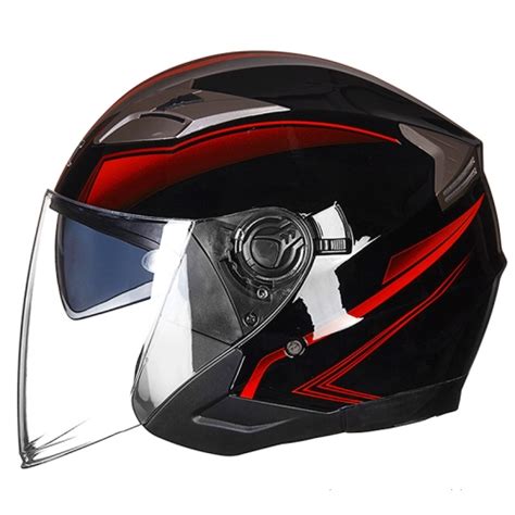 Gxt Casco De Doble Lente Para Veh Culos El Ctricos Casco De