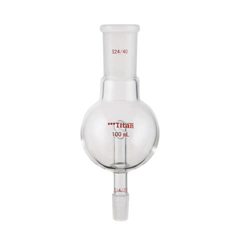 Tansoole 100mL Rotary Evaporator Bump Trap Glass Rotovap Joints Size