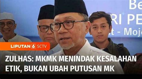 Video Soal Putusan Mk Terkait Usia Capres Cawapres Zulhas Sebut Sudah