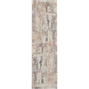 Nourison Rustic Textures Grey Beige Ft X Ft Abstract Contemporary