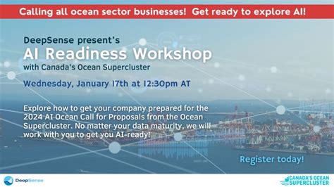 Deepsense On Linkedin Get Ai Ready For Canadas Ocean Supercluster‘s