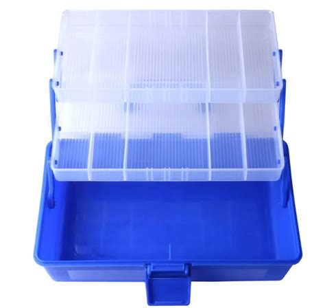 Hengjia Layer Bait Plastic Fishing Box Toolbox G Fishing Accessory