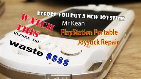 Psp Playstation Portable Joystick Repair Clean Youtube