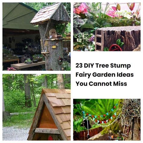 Diy Tree Stump Fairy Garden Ideas You Cannot Miss Sharonsable