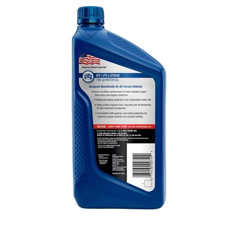 Valvoline 4 Stroke ATV and UTV Engine Oil 10W-40 1 Quart