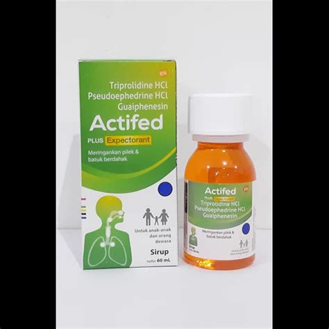 Sell Actifed Plus Expectorant Sirup 60 Ml Bina Mitra Jaya Bersama