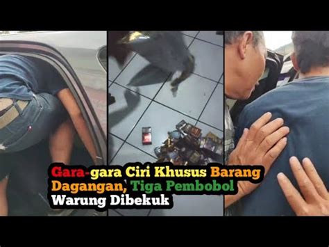 Gara Gara Bungkusnya Dikasih Tanda Tiga Pembobol Warung Di Garut