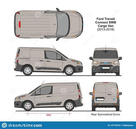 Ford Transit Connect Wrap Template