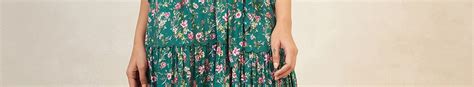 Buy Femella Floral Printed Pleated Puff Sleeve Maxi Dress Dresses For Women 28294798 Myntra