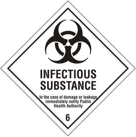 Class 6 2 Infectious Substances Labels Amnis Group Pty Ltd