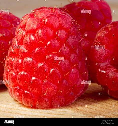 close    fresh raspberry stock photo alamy