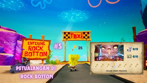 PETUALANGAN DI ROCK BOTTOM SHORTS SPONGEBOB SQUAREPANTS BATTLE FOR BIKINI BOTTOM