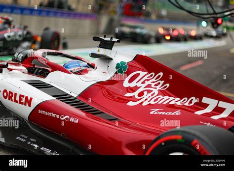 77 BOTTAS Valtteri Fin Alfa Romeo F1 Team ORLEN C42 Pitlane During