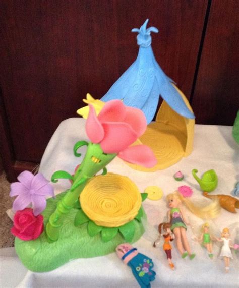 Disney Tinker Bell Fairies 4 Piece Playset With Figures 1877188673