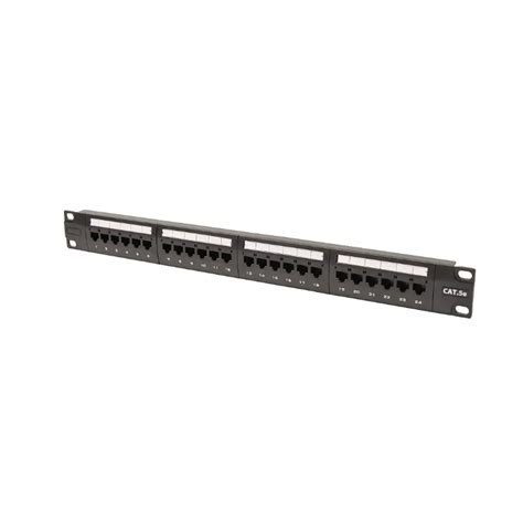 Патч-панель 24 порта 19", 1U, Кат.5е, UTP, Dual type Lan Union, цена: 1 ...