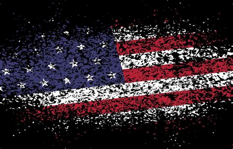 Distressed American Flag in Black Background 6921829 Vector Art at Vecteezy