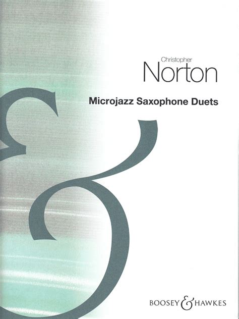 Christopher Norton Microjazz Saxophone Duets Leisure Coast Wind Brass