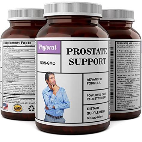 Prostate Support Supplement For Men Pygeum With Pure Saw Palmetto