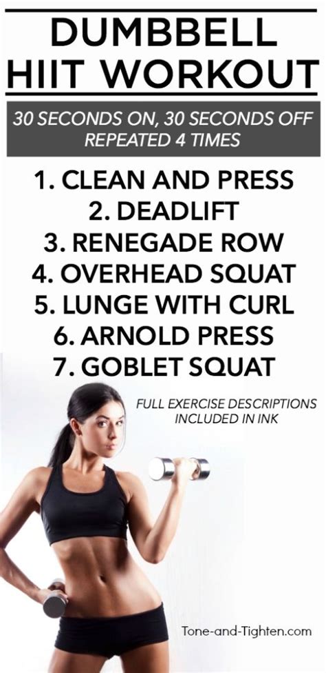 30 Minute Hight Intensity Interval Workout With Weights At Home