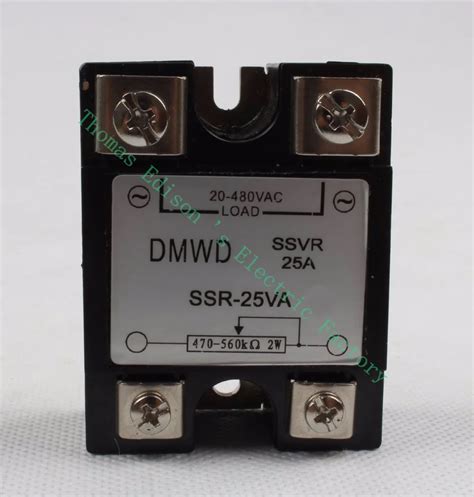 Ssr Va A K Ohm To V Ac Resistance Regulator Single