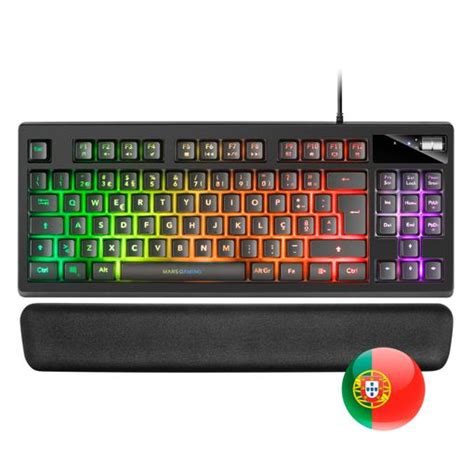 Mars Gaming Mkaxpt Teclado Compacto Tkl H Mech Negro Idioma Portugu S