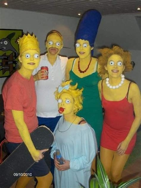 Hilarious Trio Halloween Costumes Simpsons Costumes Simpsons Halloween