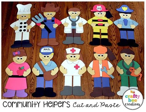 Community Helper Crafts For The Whole Year Crafty Bee Creations