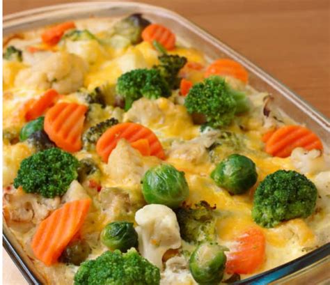 Kick Creamy Cheesy Veggies California Casserole Recipe Recipes