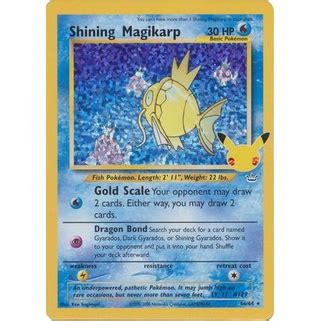 Pokemon Celebrations 25th Anniversary Shining Magikarp 66 64 Holo