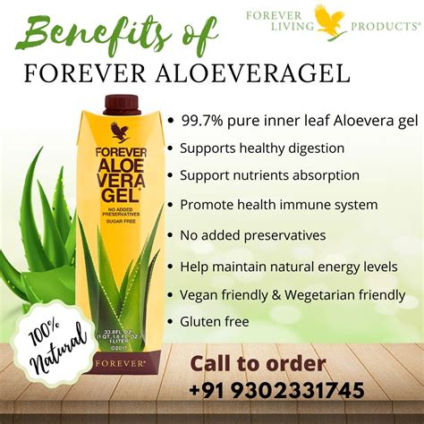 Start Your Day With Forever Aloe Vera Gel And Live A Healthy Life