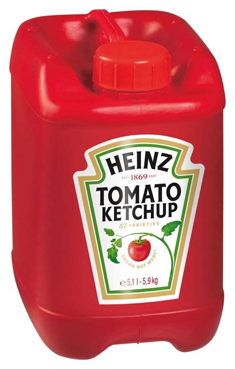 Heinz Tomato Ketchup L Kg Jerrycan Nevejan