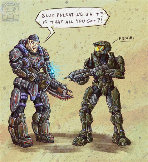 Fanat - Halo vs. Gears of War by cooley on DeviantArt