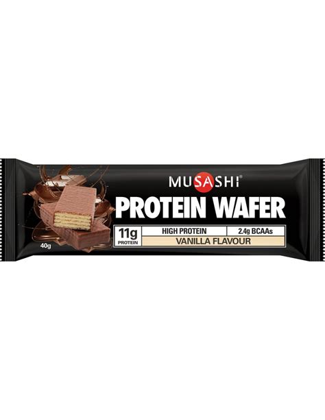 Musashi Protein Wafer Vanilla 40g Allys Basket Direct From Aus