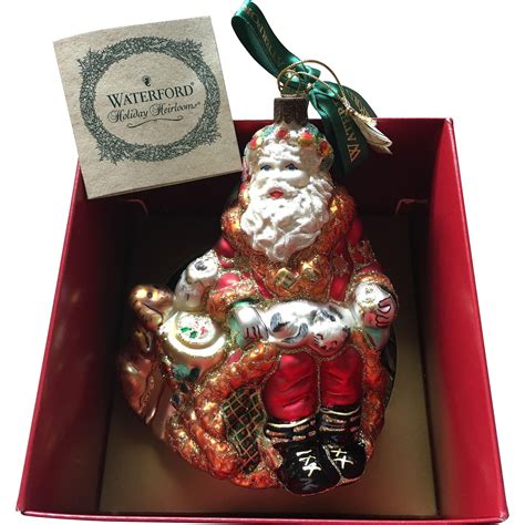 Waterford Crystal Holiday Heirlooms Santa Ornament Santa Ornaments