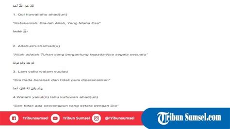 Detail Surat Al Ikhlas Tulisan Latin Koleksi Nomer 23