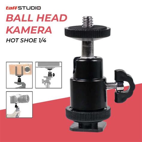 Jual Ball Head Kamera Hot Shoe QM Black Jakarta Pusat Jakartanotebook Benhil