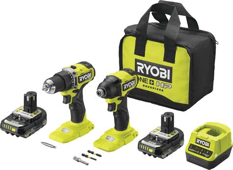 Ryobi RCK182A 2C20S Zestaw 2 elektronarzędzia bezszczotkowe 18V