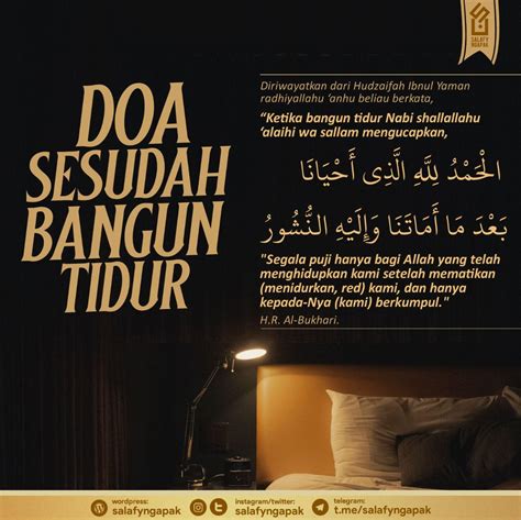 Kumpulan Doa Doa Bangun Tidur Dan Sesudah Tidur Tidur Doa Bangun