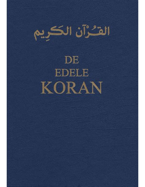 De Edele Koran Pocket