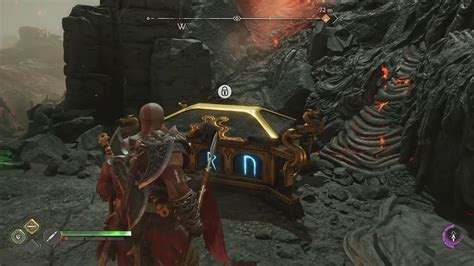 God Of War Ragnarok How To Find And Solve The Burning Cliffs Chest