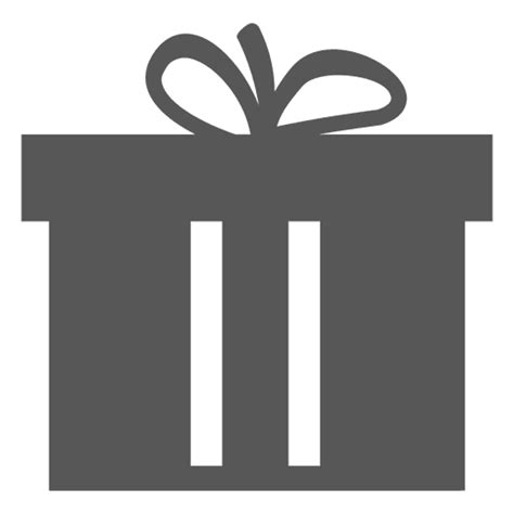 Diseño Png Y Svg De Icono De Caja De Regalo Plana Para Camisetas