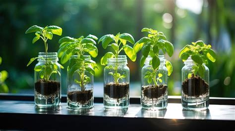 Premium Photo Hydroponics At Home Plants Grow In Water Without Soil