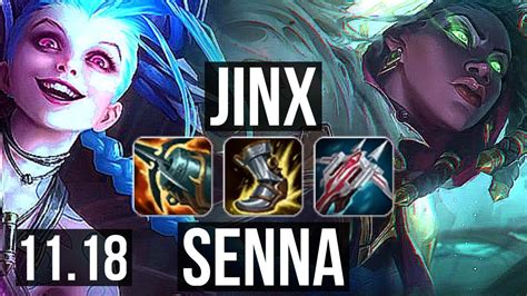 Jinx And Thresh Vs Senna And Janna Adc 904 17m Mastery Legendary