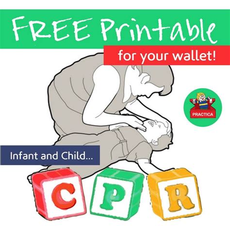 Free Wallet Printable For Remembering How To Administer Infant And