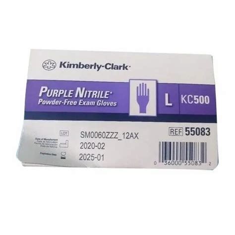 Kimberly Clark Kc500 Purple Nitrile Powder Free Exam Gloves At Rs 700