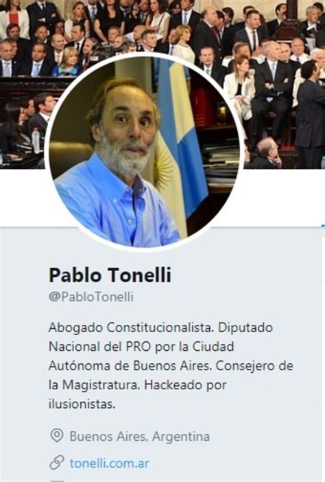 Hackean Al Diputado Pablo Tonelli Y Usan Su Twitter Para Divulgar